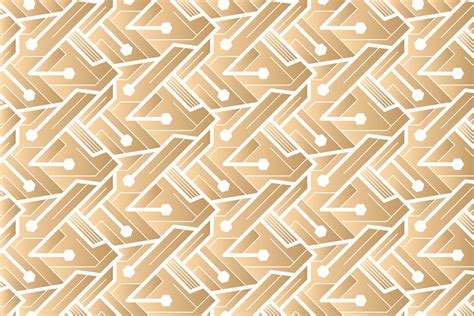 Golden Tech Background Pattern Design 47531234 Vector Art at Vecteezy