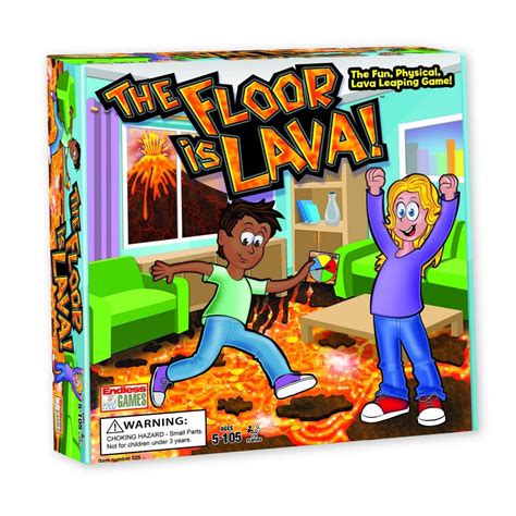 The Floor Is Lava Game | The floor is lava, Board games for kids, Games for kids