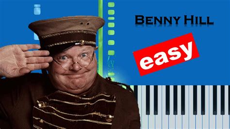 Benny Hill Theme Song (Slow Easy) Piano Synthesia Tutorial Chords ...