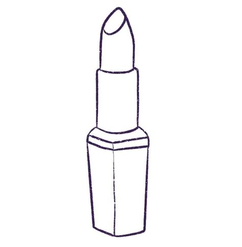 Easy Way To Draw A Lipstick | Lipstutorial.org