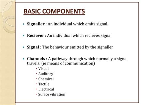 Animal communication | PPT