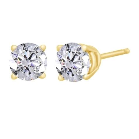 1 ct Diamond Stud Earrings in 14K Gold-in Earrings from Jewelry ...