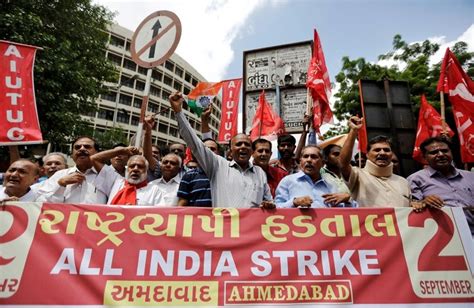 In Defense of Communism: India: Massive nationwide strike against ...