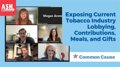 Exposing Current Tobacco Industry Lobbying, Contributions, Meals, and Gifts - YouTube