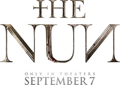 Download About The Nun - Nun Movie Logo Png - HD Transparent PNG - NicePNG.com