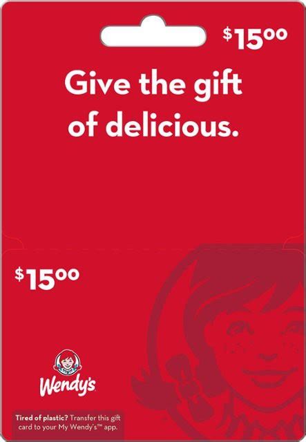 Wendy's - Gift Card - Gift Guru