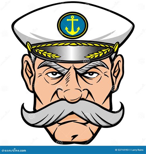 Captain Mascot Stock Vector - Image: 53714193