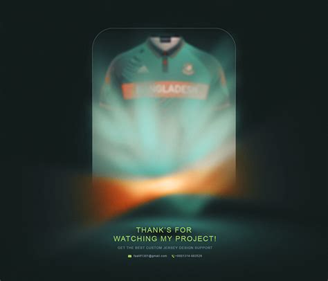 Bangladesh Cricket Team Jersey Design Concept-2023 :: Behance