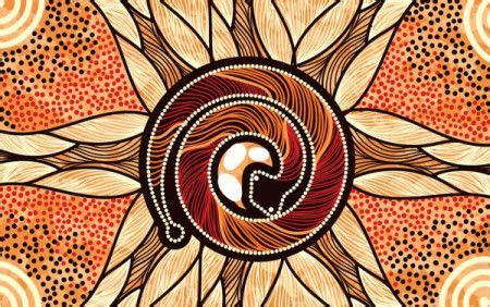 Snake Painting - Aboriginal - Download Graphics & Vectors