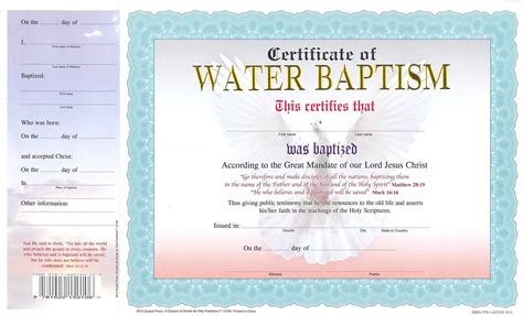 007 Certificate Of Baptism Template Ideas Unique Church in Christian ...