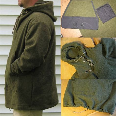 Lester River Bushcraft 100% Wool Olive Green Boreal Shirt Anorak | Bushcraft, Anorak, Wool shirt