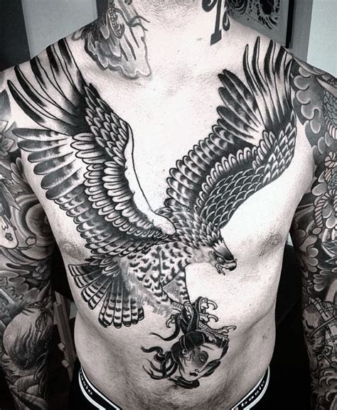 Discover more than 69 eagle chest tattoo ideas best - vova.edu.vn