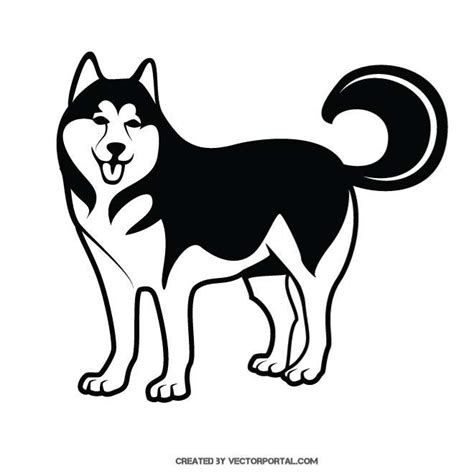 black and white husky clipart 10 free Cliparts | Download images on Clipground 2024