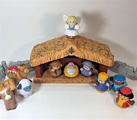 Fisher Price Little People Deluxe Nativity Deluxe Christmas Story Set 2002 | A christmas story ...