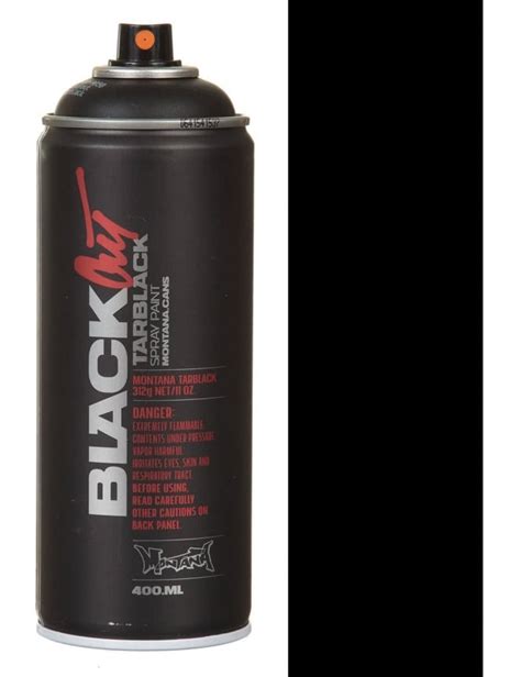 Montana Black BLK9050 Blackout Tarblack Spray Paint - 400ml - Spray ...