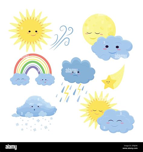 Rainbow and moon Stock Vector Images - Alamy