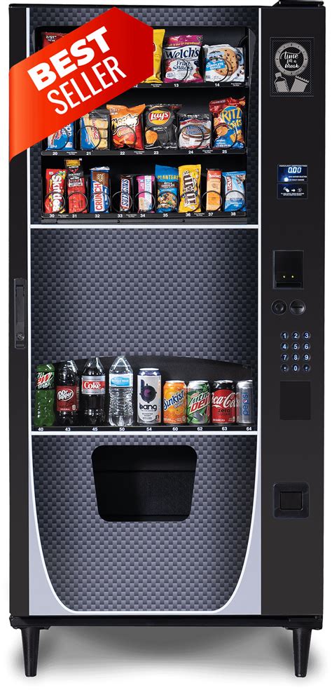 Used Vending Machines for a Combination of Snacks and Drinks