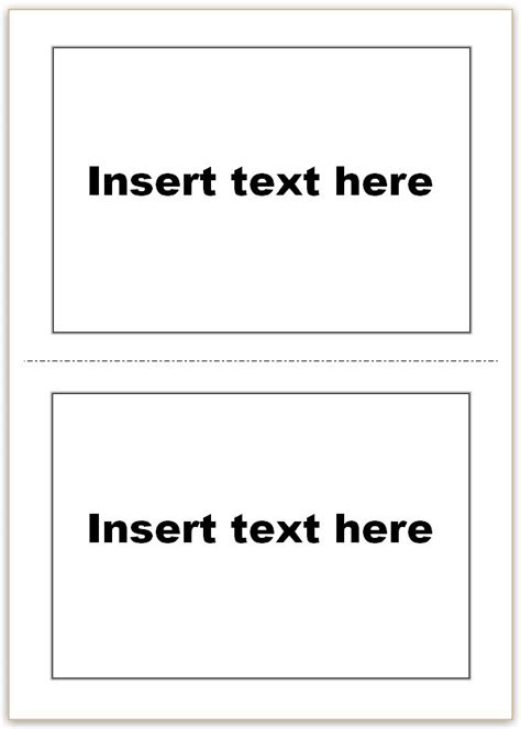 Vocabulary Flash Cards using MS Word