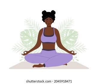 Abdominal Breathing Woman Practicing Belly Breathing Stock Vector (Royalty Free) 2016549191 ...