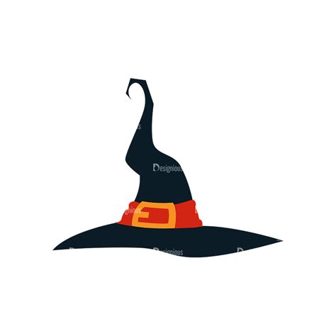 Halloween Vector Elements Set 1 Vector Witch Hat 04 - Designious