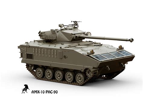 Amx-10 Pac 90 3d Model