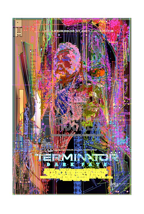 TERMINATOR DARK FATE- Official Vector POSTER on Pratt Portfolios