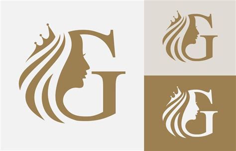 Premium Vector | Letter G Beauty Face Logo