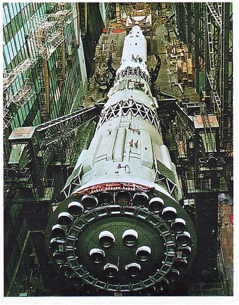 A picture of the N1, the rocket that created the largest non-nuclear ...