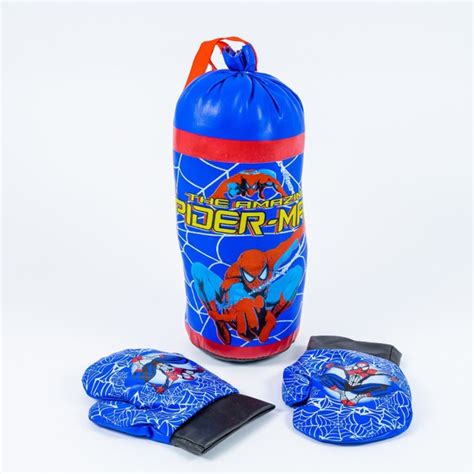 Spider-Man Punching Bag Set For Kids With Boxing Glove | Shopee Malaysia