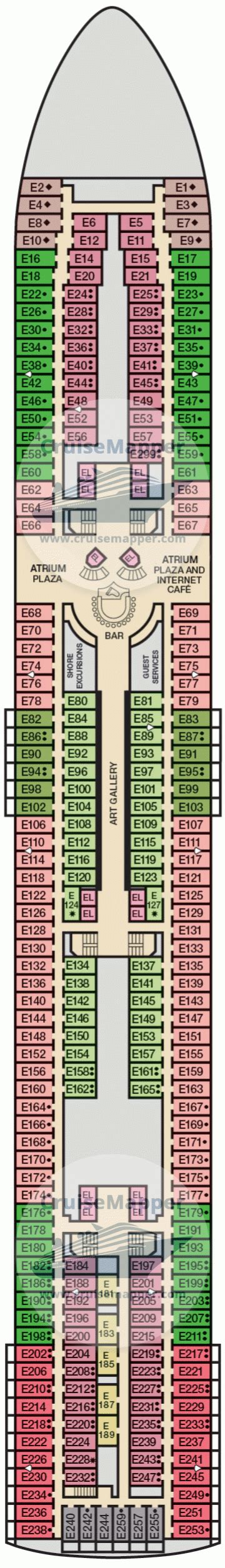 Carnival Sensation deck 7 plan | CruiseMapper