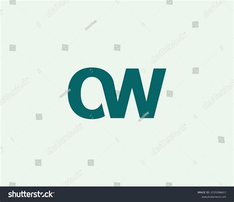 Ow Logo Design Vector Template Stock Vector (Royalty Free) 2155286617 ...