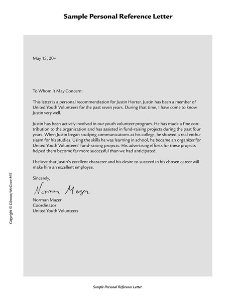 Personal Recommendation Letter - 10+ Examples, Format, PDF