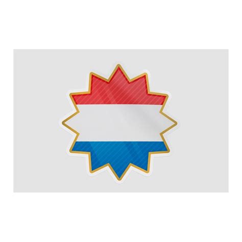 Netherlands Flag Style 13 Sticker - DecalsHouse