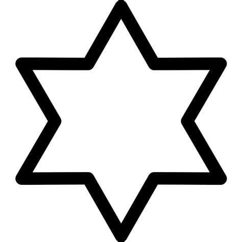 Six Pointed Star Vector SVG Icon - SVG Repo