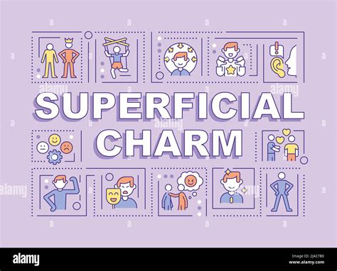 Superficial charm word concepts purple banner Stock Vector Image & Art - Alamy