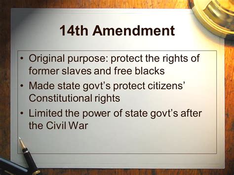 Due Process Clause - 5th Amendment - Building Blocks for Liberty