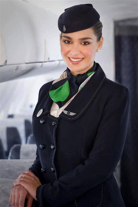 Olympic Air, Greece | Sexy flight attendant, Flight attendant uniform ...