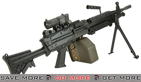 G&P M249 SAW Airsoft AEG Rifle with Collapsible Stock