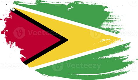 Guyana flag with grunge texture 12056812 PNG