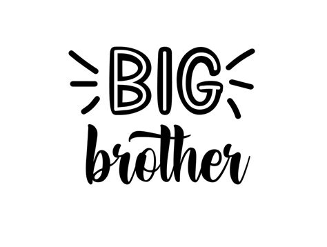 Brother SVG Family Svg Love Svg Cricut Clipart Cricut - Etsy