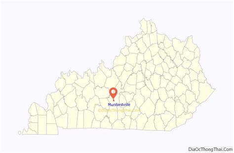 Map of Munfordville city - Thong Thai Real