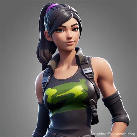 Fortnite Skin for a Girl | Stable Diffusion Online