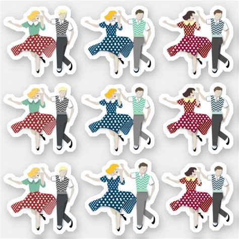 Dance Stickers | Zazzle