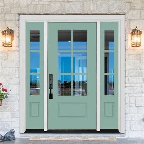 Legacy – Direct Glazed Smooth Fiberglass – Sidelite 3/4 Lite 3 Lite – Steves Doors