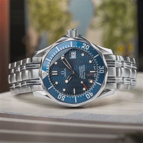 Ladies Omega Seamaster Blue Dial 2583.80.00 Stainless Steel - CoinWatchCo