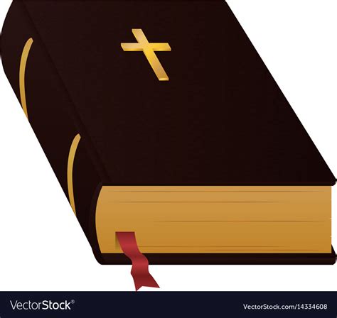 Holy bible christianity symbol Royalty Free Vector Image