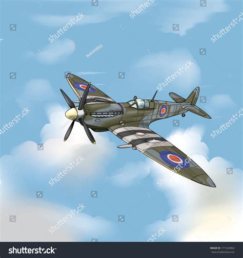 Spitfire Plane Drawings