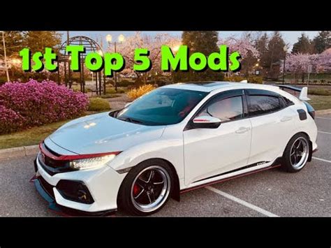 First top 5 Mods for Honda Civic Hatchback Sport - YouTube