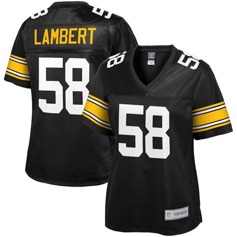 Women's Pittsburgh Steelers Jack Lambert NFL Pro Line Black Retired Player Jersey