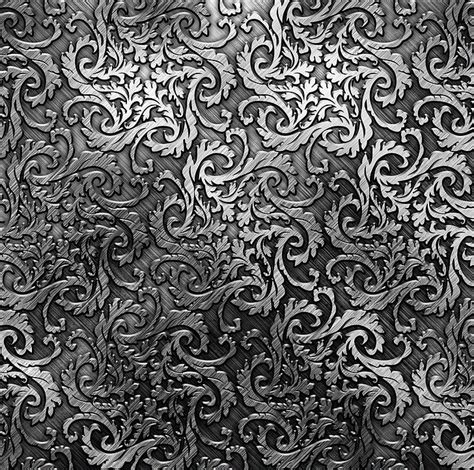 5120x2880px | free download | HD wallpaper: grey damask 3D wallpaper, metal, pattern, silver ...